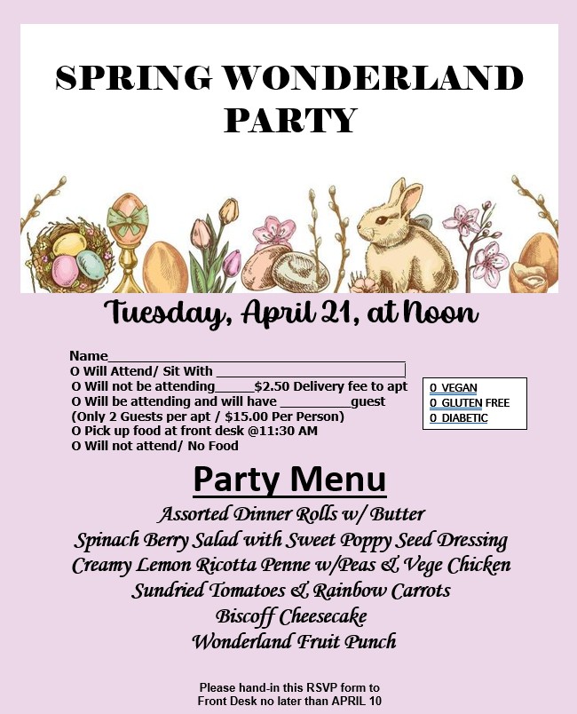 Spring Wonderland Flyer